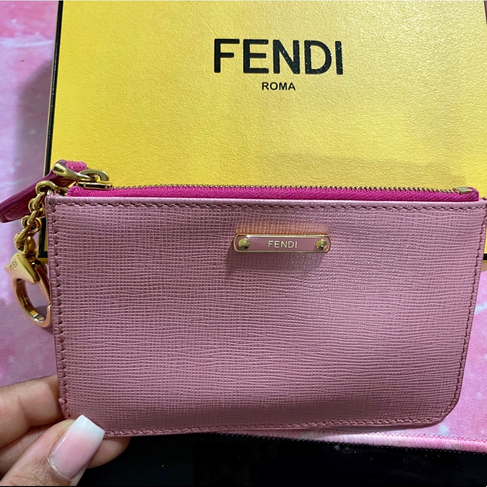 Fendi Crayons Key Chain/Coin Purse/Card Holder